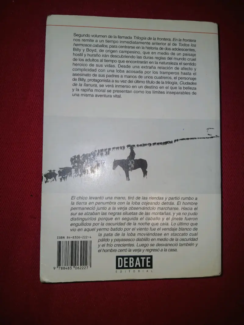 Libro 'En La Frontera' de Cormac McCarthy - 5