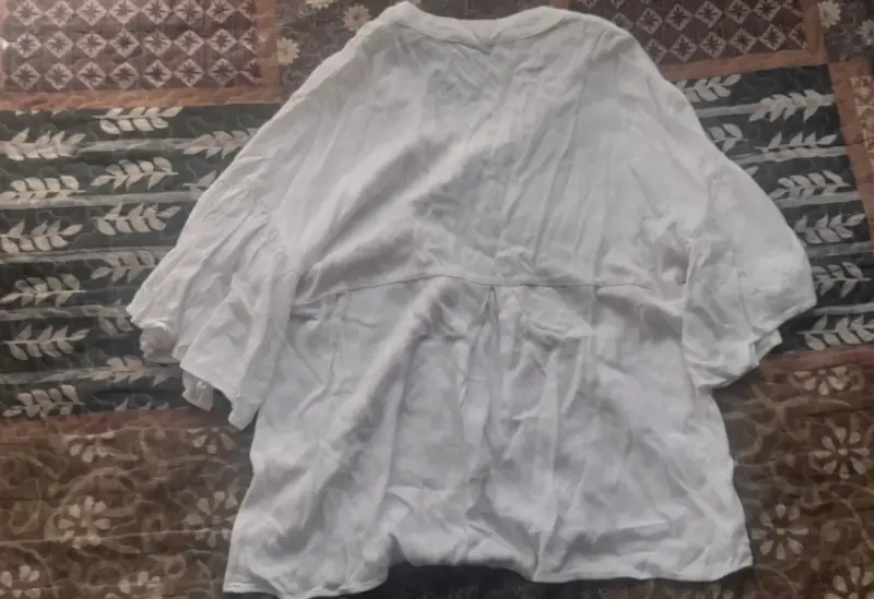 Blusa blanca de mujer Zara talla M - 2