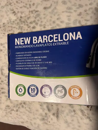 Grifo Lavaplatos Extraíble New Barcelona - miniatura 3