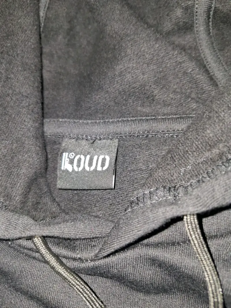 Polerón con capucha negro Loud para hombre - 3