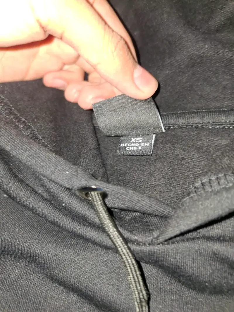 Polerón con capucha negro Loud para hombre - 4