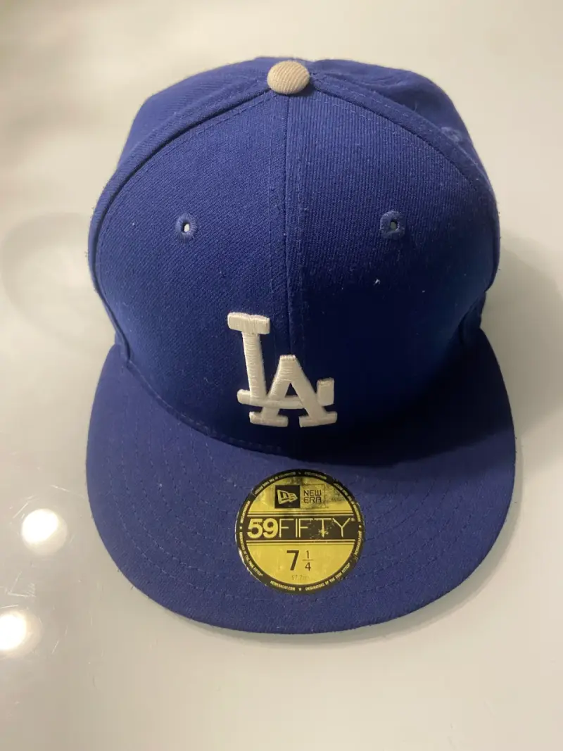Gorra New Era 59FIFTY azul con logo LA