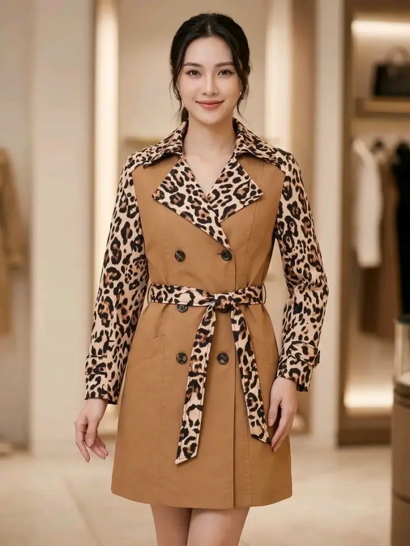 Abrigo Trench Mujer - 1