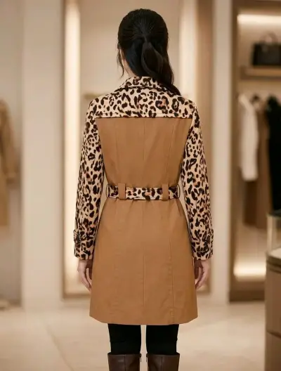 Abrigo Trench Mujer - miniatura 2