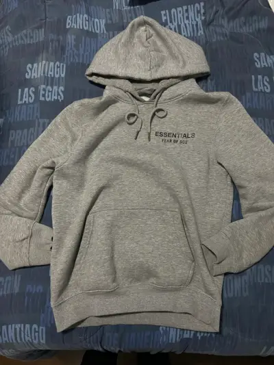 Polerón gris Essentials Niño - miniatura 1