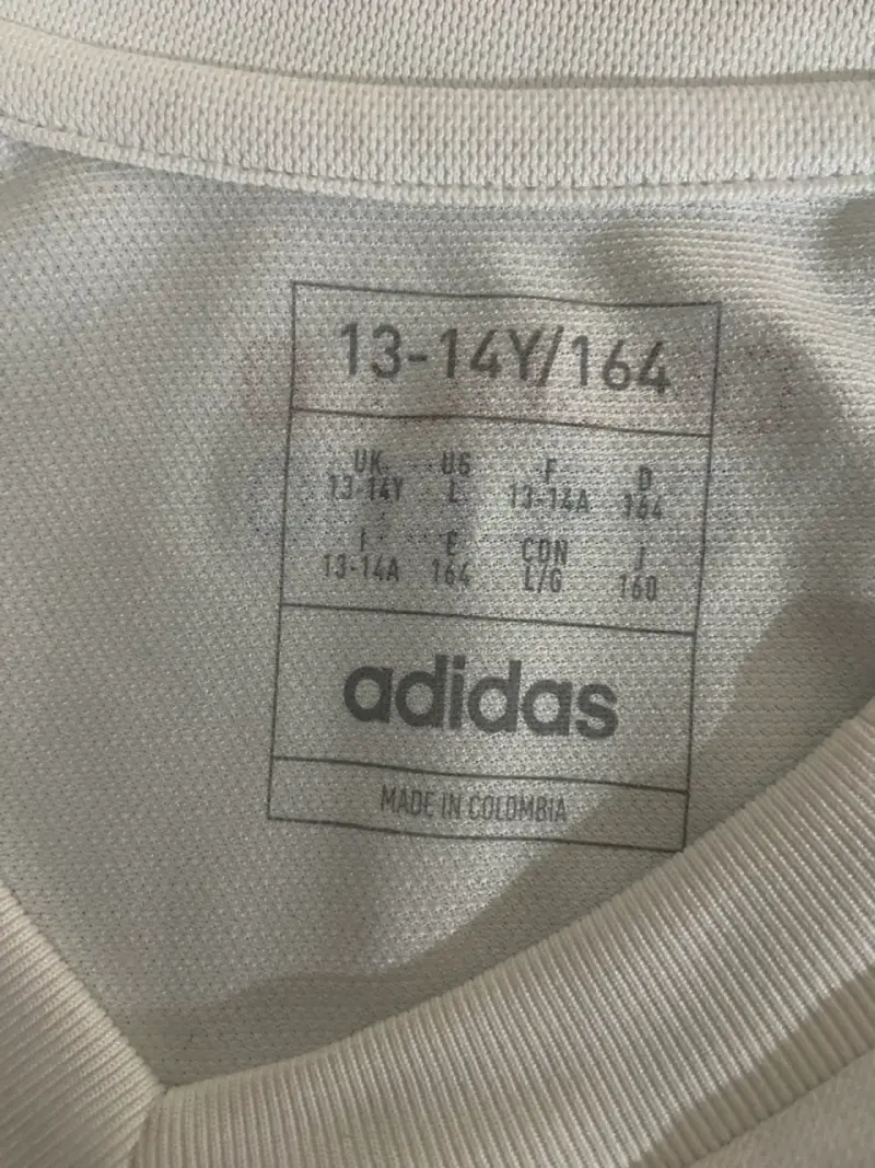 Camiseta Selección Chilena Adidas Blanca y Roja - 5