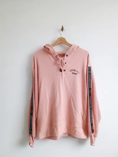 Polerón Everlast Boxing rosado con capucha - miniatura 1