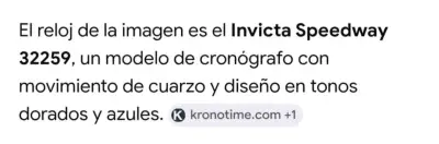 Reloj Invicta dorado con cronógrafo - miniatura 5