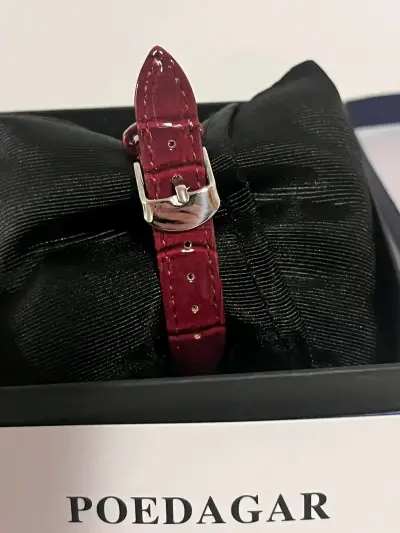 Reloj de Mujer Poedagar Morado con Correa de Cuero - miniatura 3