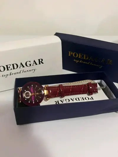 Reloj de Mujer Poedagar Morado con Correa de Cuero - miniatura 4
