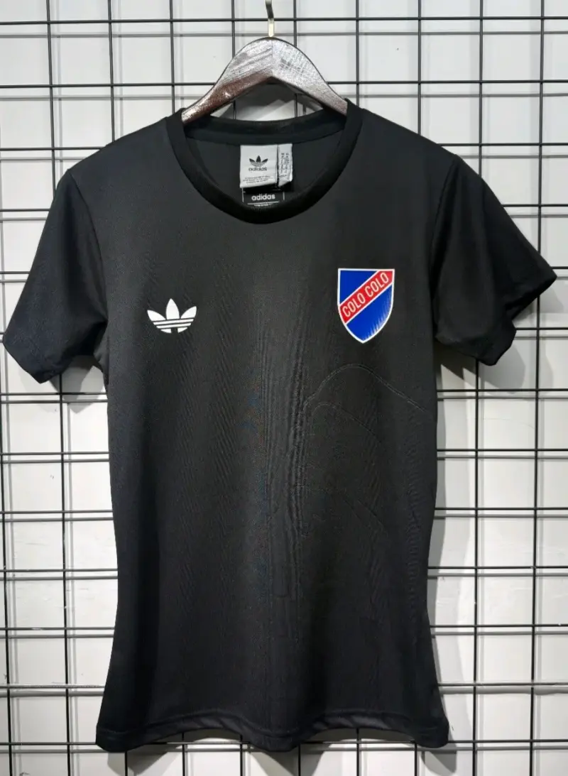 Polera Negra Adidas Bicentenario Colo Colo