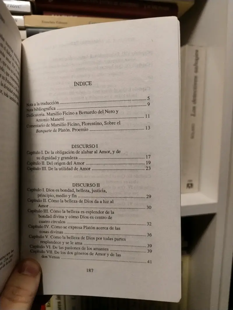 Libro 'Sobre el Amor' de Marsilio Ficino - 4