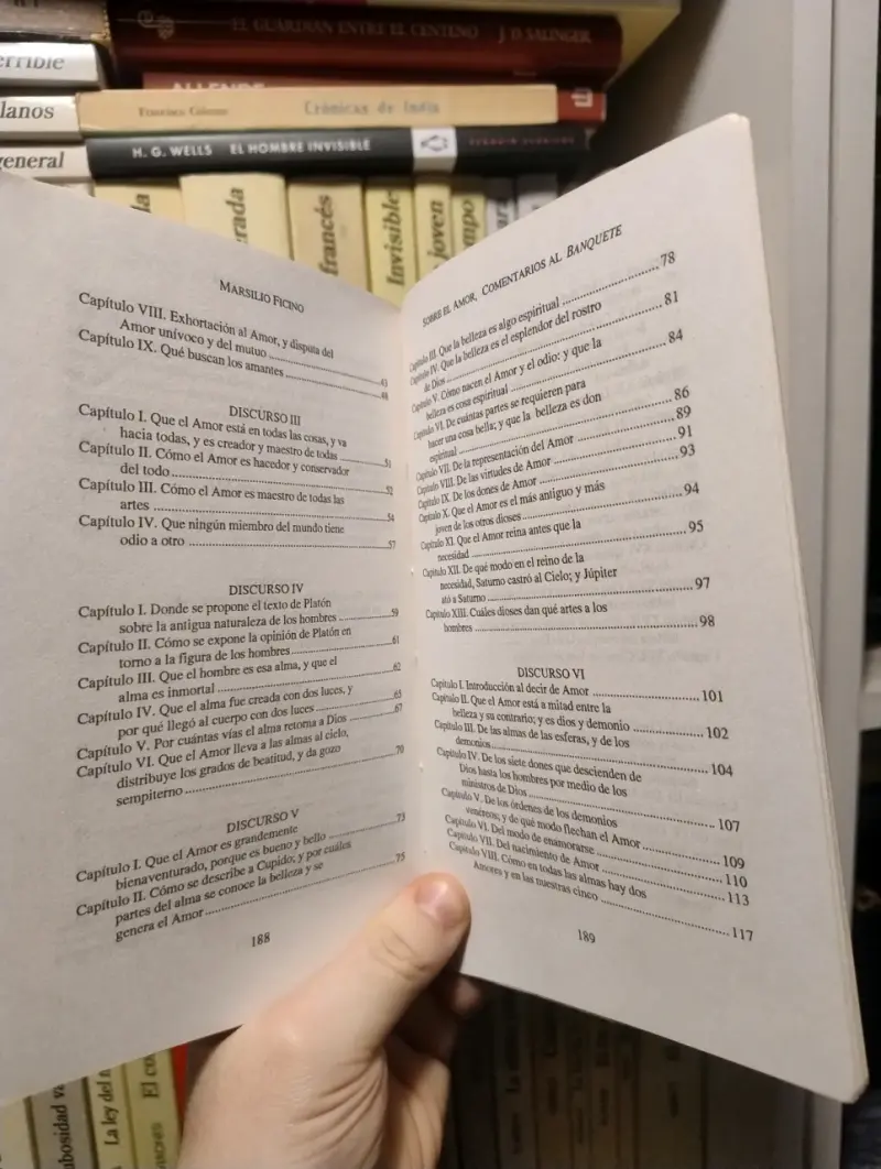 Libro 'Sobre el Amor' de Marsilio Ficino - 5