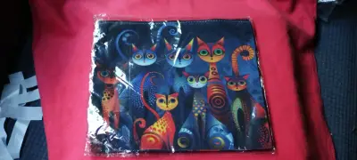 Estuches con diseño de gatos coloridos - miniatura 4