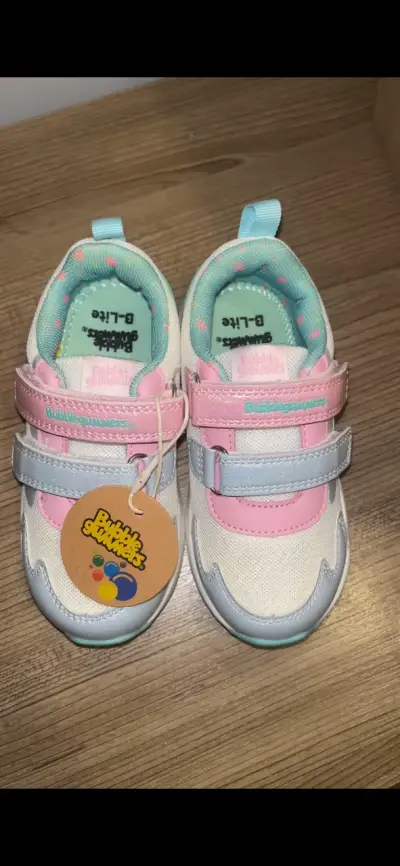 Zapatillas Bubblegummers para niña color rosa y ce - miniatura 1