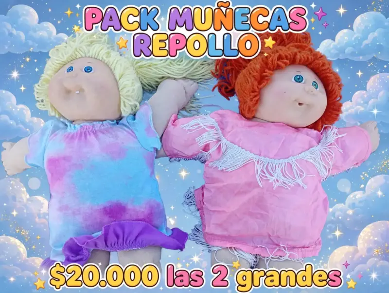 Pack de Muñecas Repollo Grandes - 1
