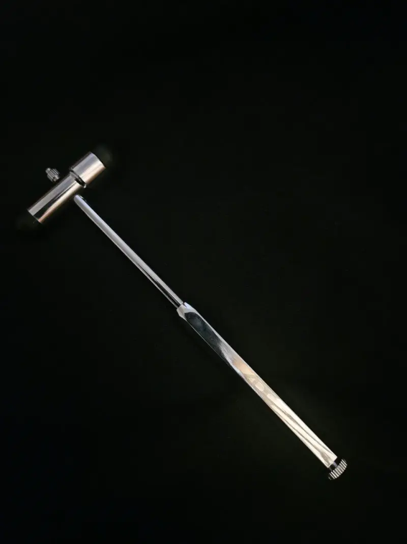 Martillo de Reflejos Neurológico de Acero Inoxidable
