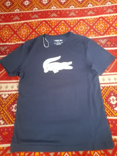Polera Lacoste Sport azul marino para hombre - miniatura 1
