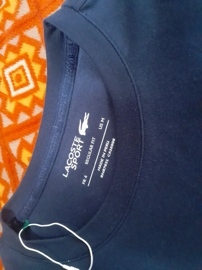 Polera Lacoste Sport azul marino para hombre - 2