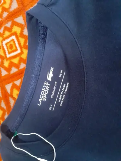Polera Lacoste Sport azul marino para hombre - miniatura 2