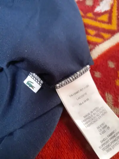 Polera Lacoste Sport azul marino para hombre - miniatura 3