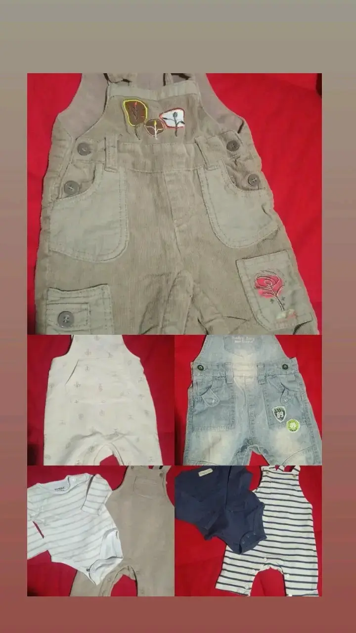 Lote de ropa para bebé con enteritos y pantalones - 4