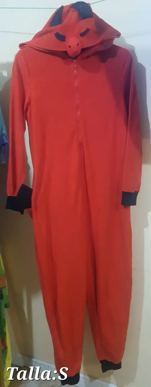 Pijama enterizo de animales talla S - 3