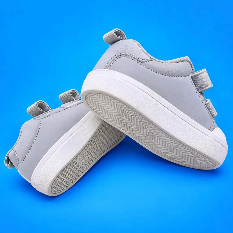 Zapatillas grises para niños H&M con velcro - 3