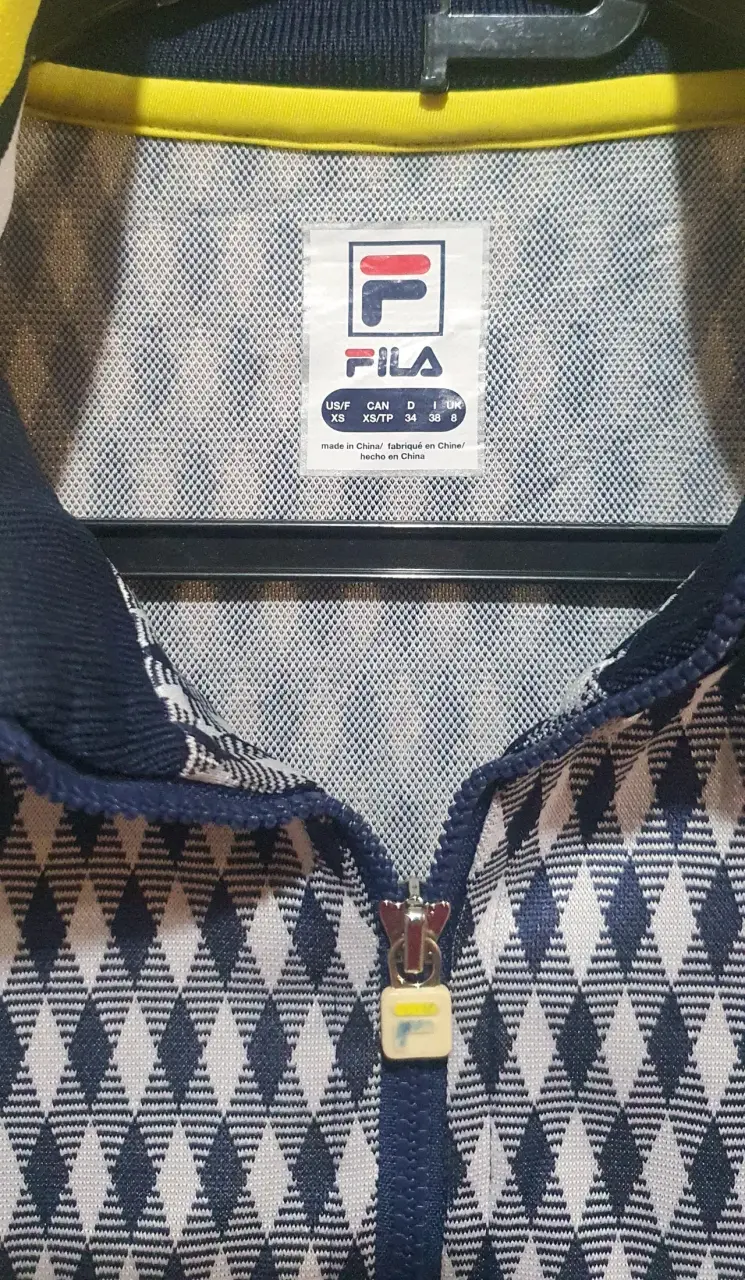 Chaqueta deportiva Fila estampada azul - 3
