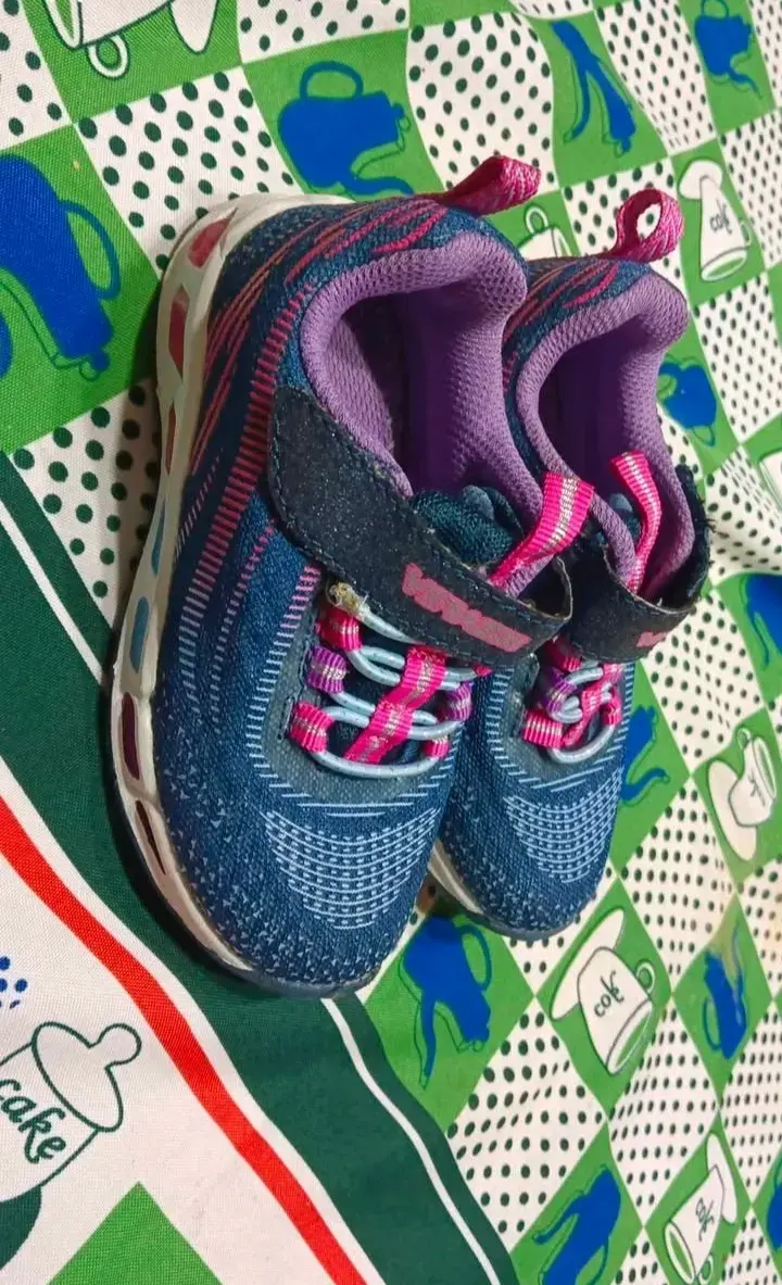 Zapatillas deportivas infantiles azules talla 25 - 2