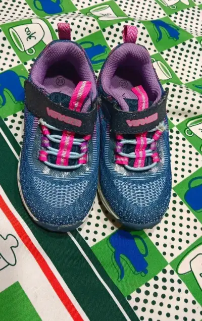 Zapatillas deportivas infantiles azules talla 25 - miniatura 3