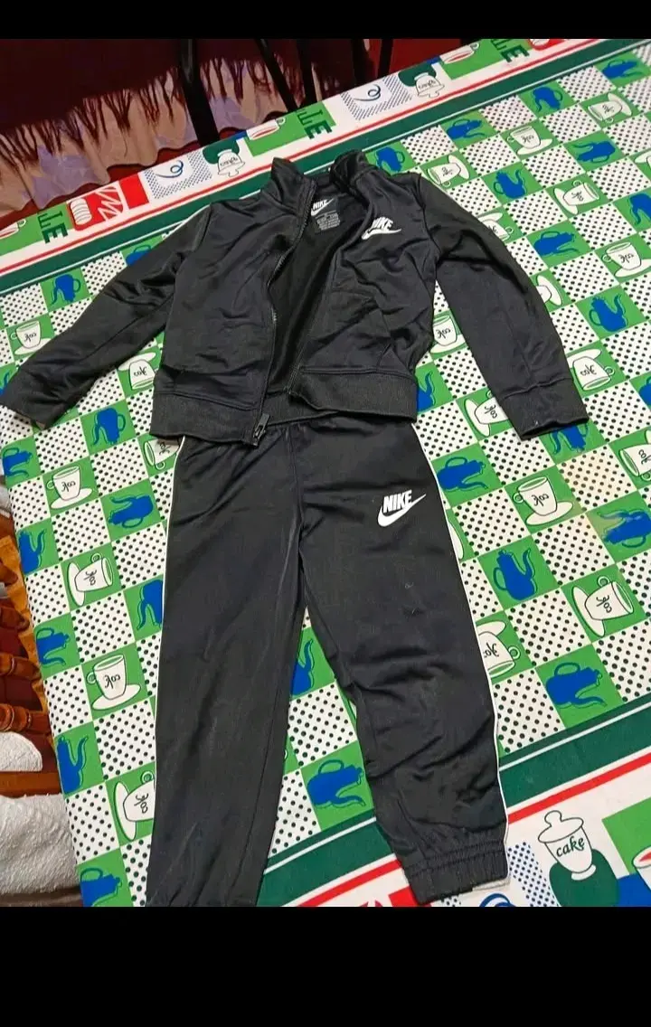 Conjunto deportivo infantil Nike negro - 4