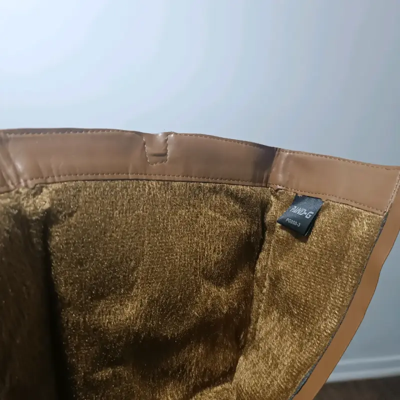 Botas de gamuza marrón con tacón alto - 4