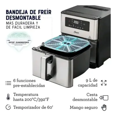 Freidora de Aire Oster 9L - miniatura 3