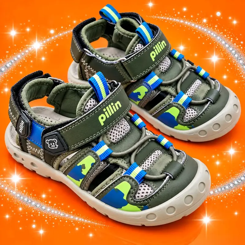 Sandalias deportivas para niños Pillin verde - 1
