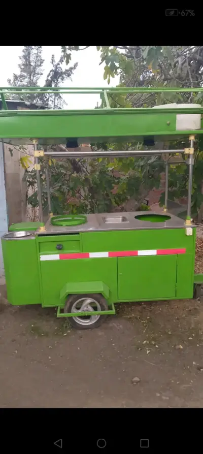 Carro de Comida Rápida Verde - miniatura 2