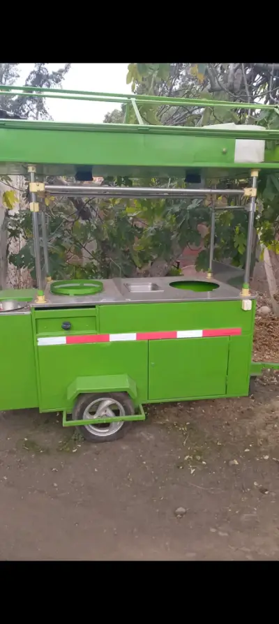 Carro de Comida Rápida Verde - miniatura 3