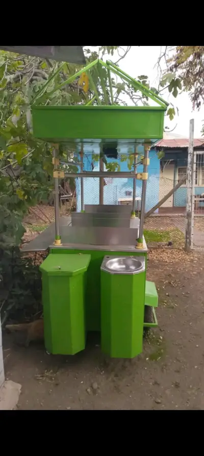 Carro de Comida Rápida Verde - miniatura 4