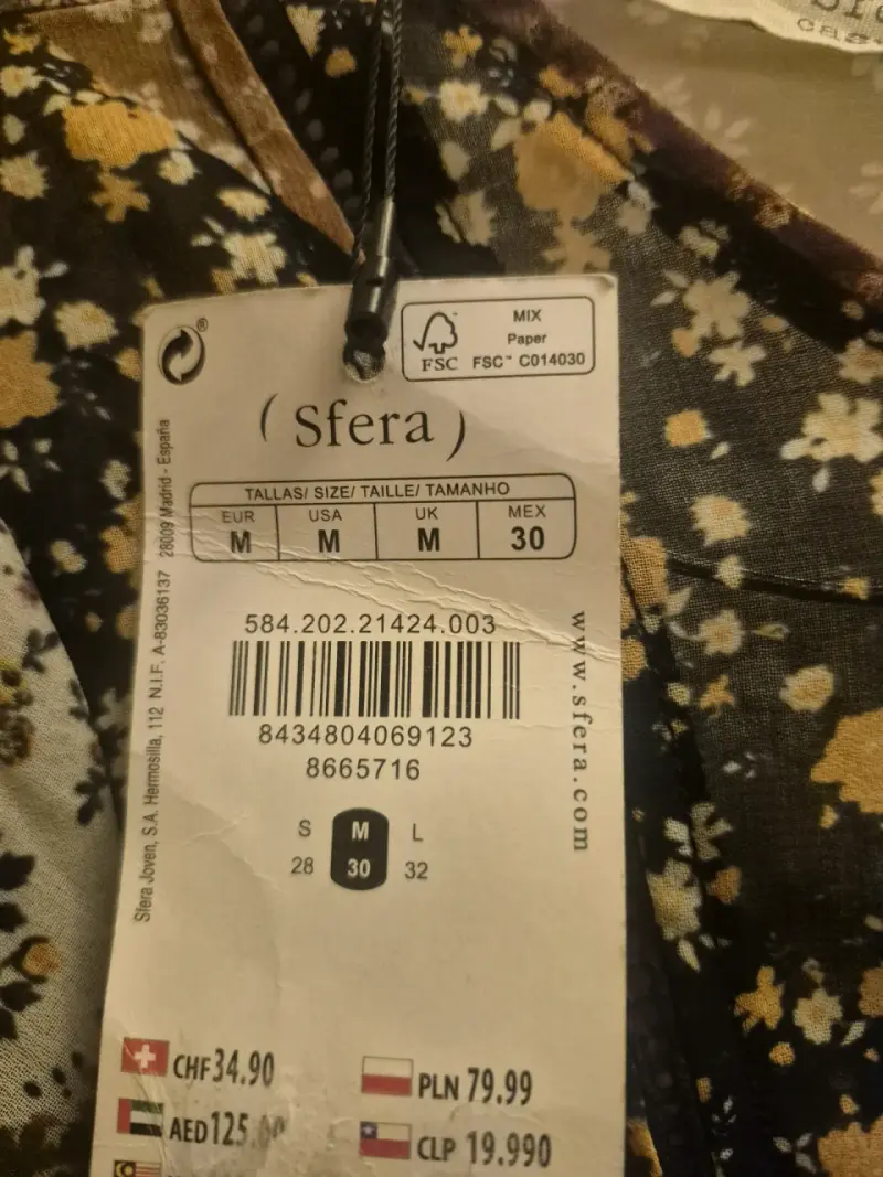 Vendo polera marca Sfera, nueva con etiqueta - 4
