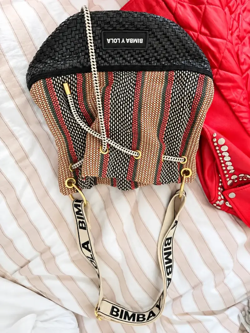 Bolso de mano Bimba y Lola tejido multicolor - 2