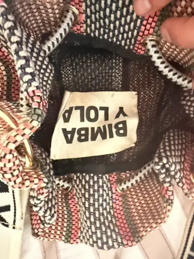 Bolso de mano Bimba y Lola tejido multicolor - miniatura 5