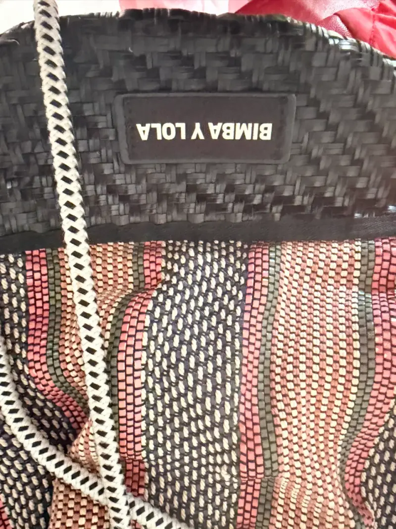 Bolso de mano Bimba y Lola tejido multicolor - 6