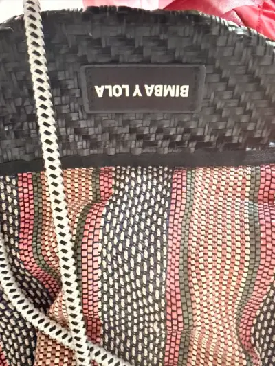 Bolso de mano Bimba y Lola tejido multicolor - miniatura 6