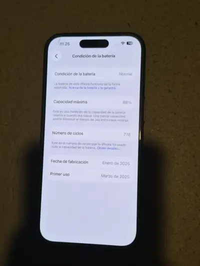 iPhone 15 en buen estado con batería al 88% - miniatura 4