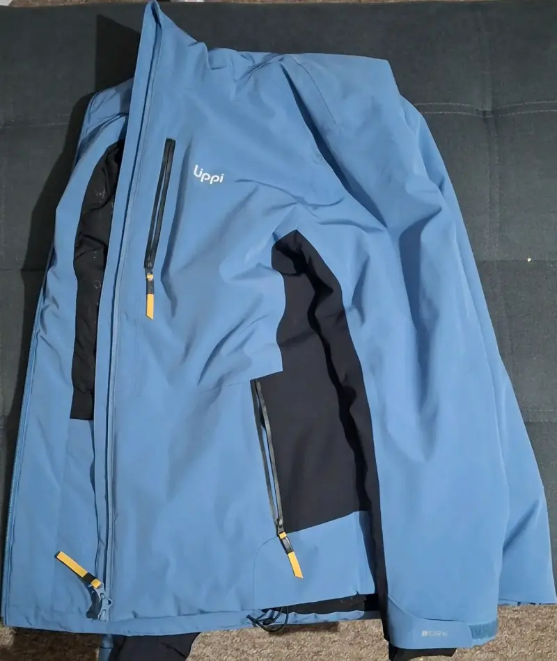 Chaqueta impermeable azul Uppii para hombre - 2