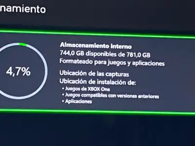 Consola Xbox One S con juegos y control y cables - miniatura 2