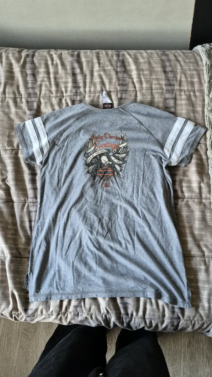 Polera Manga Corta Harley Davidson Talla S Mujer - 2