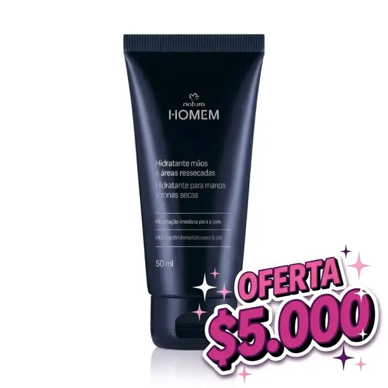 Hidratante para manos Natura Homem 50 ml