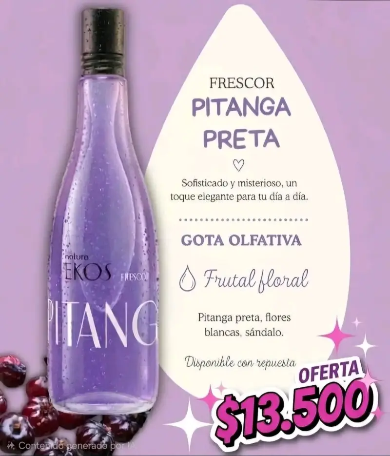 Perfume Frescor Pitanga Preta Natura Ekos