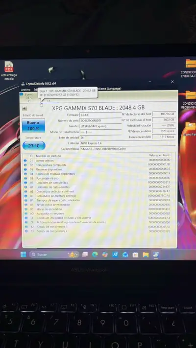 SSD NVMe XPG Gammix S70 Blade 2TB + cofre Lexar - miniatura 4